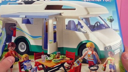 Playmobil Familien Wohnmobil 6671 auspacken seratus1 Aquapark Camping