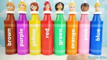 Disney Princess Finger Family Nursery Rhymes Microwave PEZ Play Doh Dress Learn Colors Best Videos-N89
