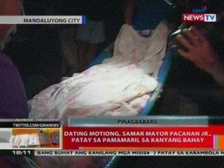 BT: Ex-Motiong, Samar Mayor Constancio Pacanan Jr., patay sa pamamaril sa kanyang bahay