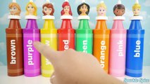 Disney Princess Finger Family Nursery Rhymes Microwave PEZ Play Doh Dress Learn Colors Best Videos-N89Rk