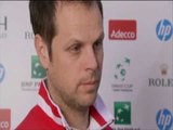 Switzerland v Czech Republic - Captain Severin Luthi Interview Davis Cup