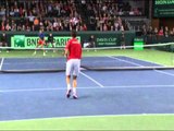 Davis Cup Switzerland v Czech Republic - Rubber 1 Official Highlights