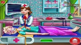 Elsa, Anna, Rapunzel And Super Barbie Resurrection Emergency Doctor Games