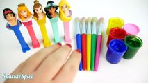 Best Learning Colors Videos for Children Disney Princess Finger Family Nursery Rhymes Microwave PEZ-iMw7wlBb