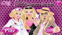 Барби карьера Выбор Барби медсестра фотомодель и Мода дизайнер игра для девушки