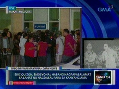 Saksi: Eric Quizon, emosyonal habang nagpapasalamat sa lahat na nagdasal para sa kanyang ama