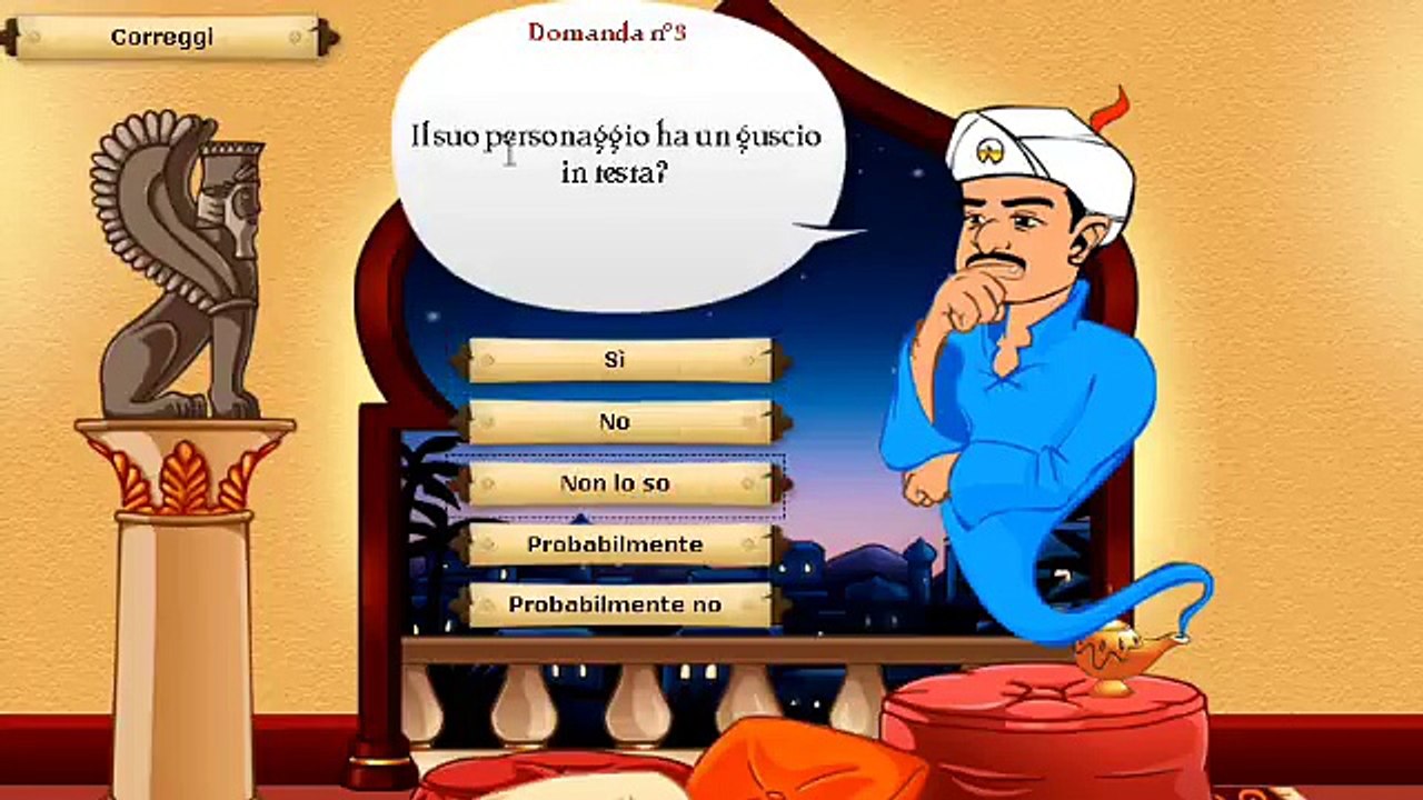 AKINATOR ITA - Problema Tecnico