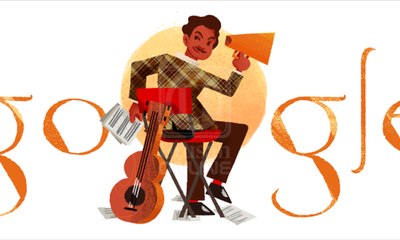 Visual Google Doodle beri penghormatan kepada P. Ramlee