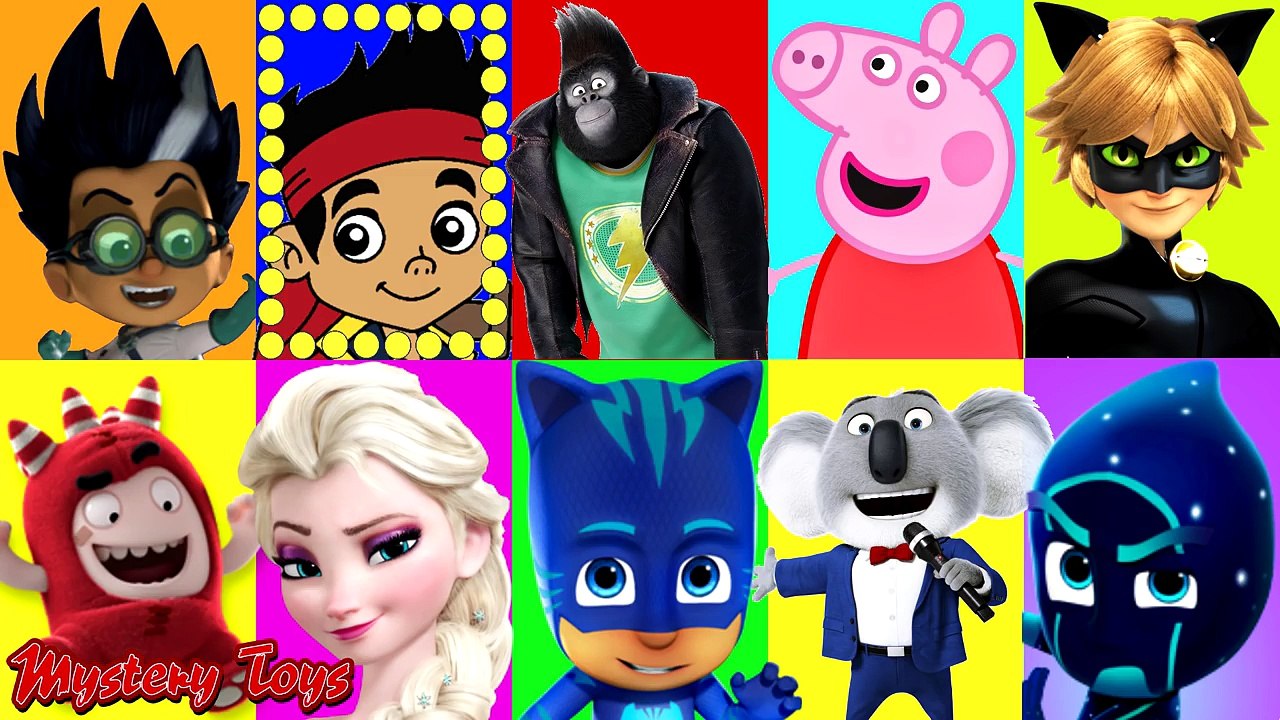 PJ Masks Game Play Doh LEARN COLORS Peppa Pig, Miraculous Ladybug, Star Wars, Paw Patrol