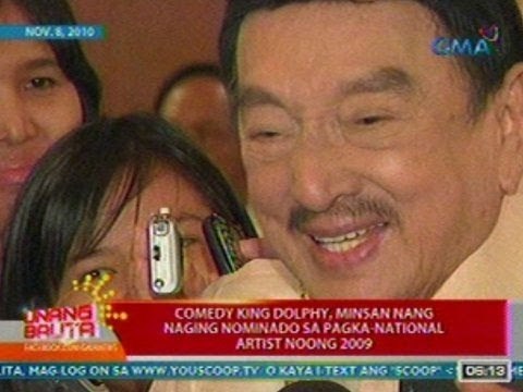 UB: Comedy King Dolphy, minsan nang naging nominado sa pagka-national artist noong 2009