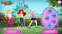 Disney Princess Elsa Ariel and Aurora Vs Maleficent Cruella and Ursula Tug Of War Dress Up Game