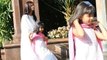 Aishwarya Rai with daughter Aaradhya At Father Krishnaraj Father Prayer Meet