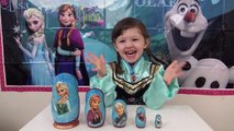 Disney FROZEN ELSA ANNA In Real Life Nesting Matryoshka Dolls Stacking Cups ToyCollectorDisney-dNUWz946