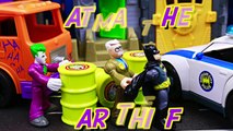 Batman Steals Car to Chase Joker and Arrested with Robin Waiting in Batcave with Spiderman Superhero-ukK