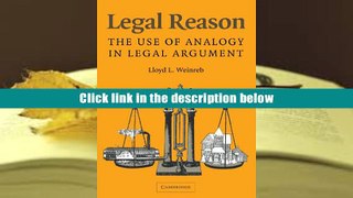 Ebook Online Legal Reason: The Use of Analogy in Legal Argument  For Full