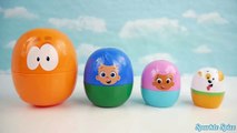 Play Doh BUBBLE GUPPIES SURPRISE EGGS Stacking Nesting Cups Pocoyo Disney Frozen HelloKitty-j1