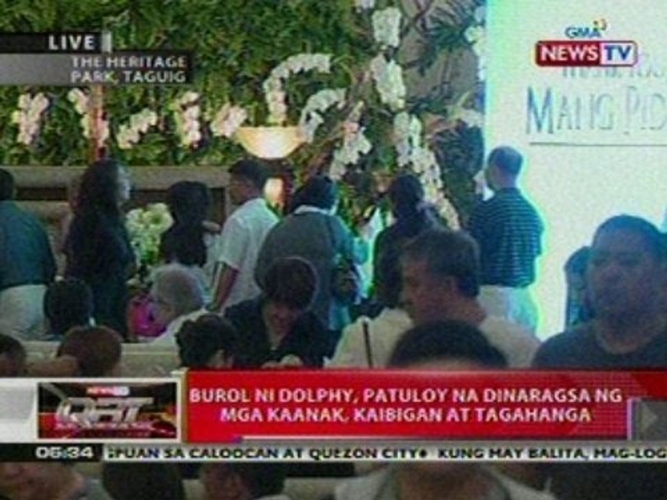 QRT: Burol ni Dolphy, patuloy na dinaragsa ng mga kaanak, kaibigan at tagahanga