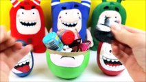 Oddbods Toys Nesting Surprise Eggs! Oddbods 毛毛頭 Toys Kids, Kids Stacking Cups, Kinder Surprise Toys-v