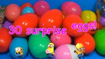 30 Surprise Eggs!!! Disney CARS MARVEL Spider Man SpongeBob HELLO KITTY PARTY ANIMALS LPS Animation-R3h7
