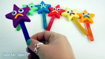 Learn Colors Play Doh Stars Candy Twinkle Little Star Finger Family Nursery Rhymes Slime Balloons-7R