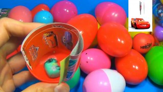 30 Surprise Eggs!!! Disney CARS MARVEL Spider Man SpongeBob HELLO KITTY PARTY ANIMALS LPS Animation-R