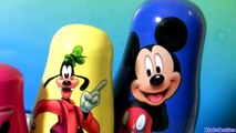 Baby Mickey Mouse Clubhouse Nesting Toys Stacking Cups Goofy Donald Minnie Disney Baby Toys-Abom