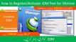 how to Register,Activate IDM free for lifetime, Software + Crack Available here urdu,hindi