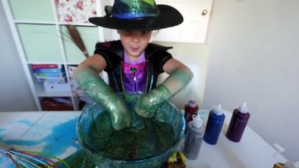 Halloween Glitter Slime Magic Potion and Surprise eggs--ul8n