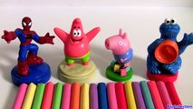 Surprise Play Doh Pig George Cookie Monster SpongeBob Clay Buddies Play-Doh Stampers Homem-Aranha-FmjBFYdjT