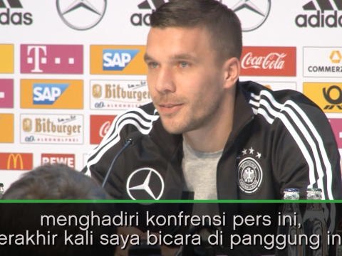 SOSIAL: Sepakbola: Podolski Begitu Emosional Jelang Laga Perpisahan