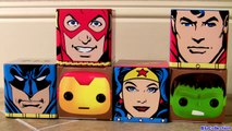 DC CUBEEZ SURPRISE TOYS Flash Wonder Woman Superman Batman Disney Marvel Captain America IRON MAN-JGN