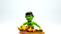 HULK TOILET PRANK! Superhero Animation Episodes Play Doh Stop Motion-1bEbb_k-i