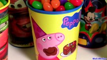 Disney Jelly Beans Surprise Birthday Peppa Pig Spiderman Mickey Mouse Clubhouse Cars Toys For Kids-oOa