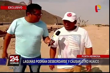Punta Hermosa: lagunas podrían desbordarse y causar otro huaico
