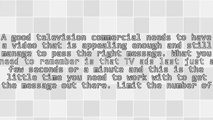 Tips To Get Your Television Advertising Right