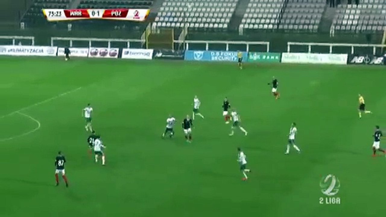 Polonia Warszawa 1:1 Warta Poznan (Polish II Liga. 18 March 2017)