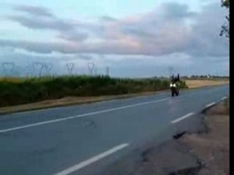 KAWASAKI Ninja 636 ZX-6RSR STUNT burn weeling stoppie