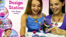 Color Splasherz Design Station! DIY Color Change Jewelry & Beads!Shopkins Trading Cards! [