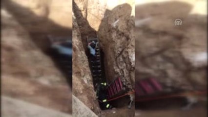 7 Metrelik Çukura Düşen Çocuğu Itfaiye Ekipleri Kurtardı