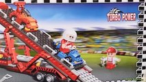 Stop Motion Disney cars Giant LEGO truck Marvel LEGO CARS MACKS TEAM