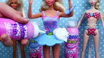 BARBIE Foam Bath Mr Bubble Bath Time Fun! Foam Soap Dress Up Makeover   Disney Elsa   Prin