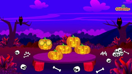 Five Little Pumpkins Sitting On a Gate | Halloween Songs for Kids | Pumpkin Song | The Kib