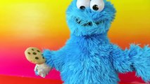 Cookie Monster in Twelve Play Doh Cookies for Christmas with New Play-Doh Treats for Day 6