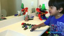 COLOR CHANGERS CARS Hot Wheels Color Shifters Splash Science lab kids video Ryan ToysRevie