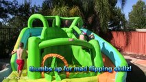 Giant Surprise Little Tikes 2 in 1 Wet n Dry Bounce House Inflatable Water Slide & Ball P