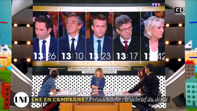 La nouvelle édition ironise sur l'absence de François Fillon lors de la première partie du débat sur TF1 - Regardez