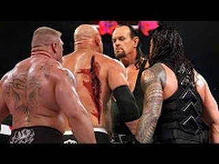 WWE 11/03/2017 Brock Lesnar vs Goldberg vs Roman Reigns vs The Undertaker Full Match HD 2017