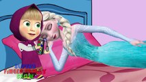 Crying Masha Wants Ice Cream from Elsa l Spiderman Vs Elsa and Finger Family Collection !