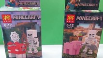 2 New MINECRAFT SETS! Building & Review - Piezas Minecraft tipo LEGO