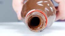 How To Make Chocolate Coca Cola Bottle with Colors M&Ms | Cola Shape perfect Kids Surprise